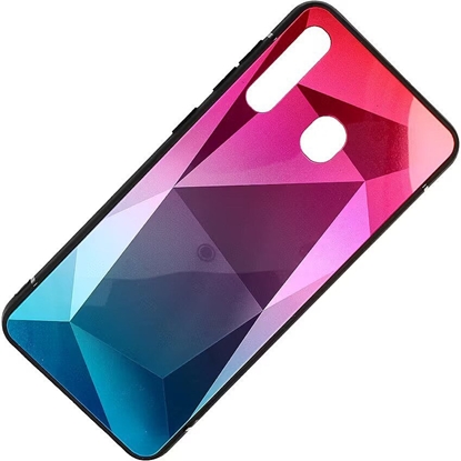 Attēls no Mocco Stone Ombre Back Case Silicone Case With gradient Color For Apple iPhone X / XS Pink - Blue