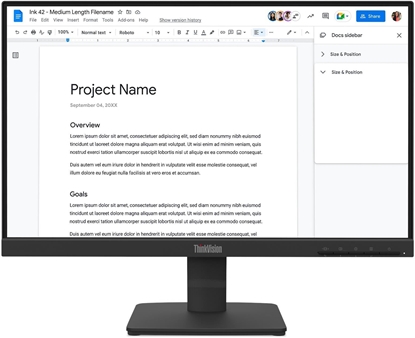 Attēls no Monitor Lenovo ThinkVision S22-4e (64CBKAT6EU)