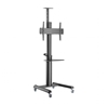 Picture of Monitora stiprinājums Gembird Aluminum TV Floor Stand  with Caster Wheels Black