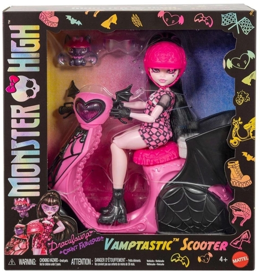 Picture of Monster High Wampirystyczny Skuter Lalka Draculaur