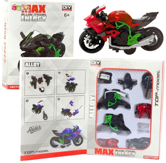 Изображение Motocykl do skrcania metalowy 1:14