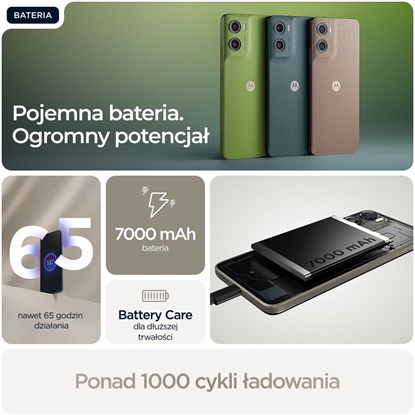 Attēls no Smartfon Motorola Moto G06 Power 4/64GB Brzowy  (PB9W0003PL)