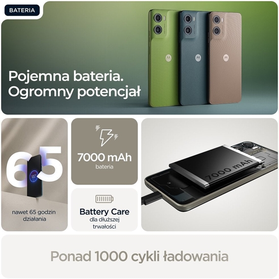 Picture of Smartfon Motorola Moto G06 Power 4/64GB Brzowy  (PB9W0003PL)