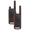 Picture of Motorola T82 Twin Pack & Chgr two-way radio 16 channels Black, Orange