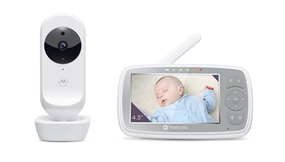 Attēls no Motorola Wi-Fi Video Baby Monitor VM44 CONNECT 4.3" White