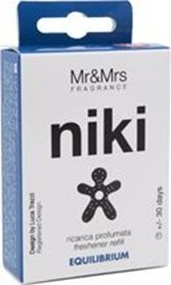 Picture of Mr&Mrs Fragrance Mr Mrs Niki Car air freshener refill JRNIKIBX010V00 Refill for Car Scent, Equilibrium, Black