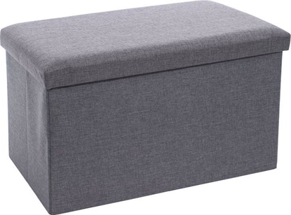 Picture of Mufart Pufa skadana XL do salonu, sypialni, garderoby oraz przedpokoju - 60x38x38cm Szara