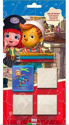 Изображение Multiprint MULTIPRINT PINOKIO PIECZTKI BLISTER 3 SZT.