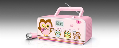 Picture of Muse | M-29KP | Portable radio CD/MP3 player with USB | 30 W | Pink/Image