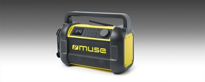 Picture of Muse | M-928 BTY | Jobsite Radio speaker | Waterproof | Bluetooth | Black/Yellow | Portable | Wireless connection