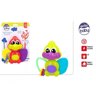 Picture of Muzikālais grabulītis "Putns" ar gaismām 12 men.+ CB47388