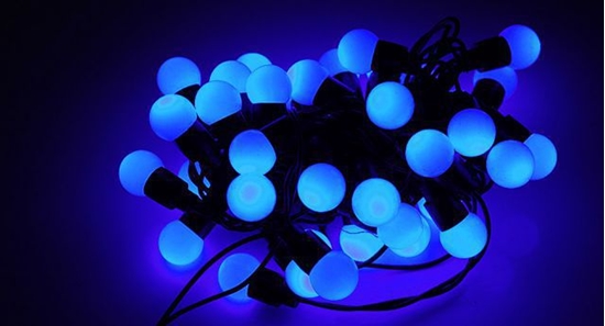 Picture of N/A 100 LED 10m. mini-bumbiņas RS-705B Blue