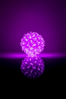 Picture of N/A Bumba ar puķēm RS-208 50LED D-11cm Purple