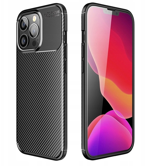 Picture of Nakadka Carbon case Redmi Note 14 Pro 5G / Redmi 14 Pro Plus 5G czarny