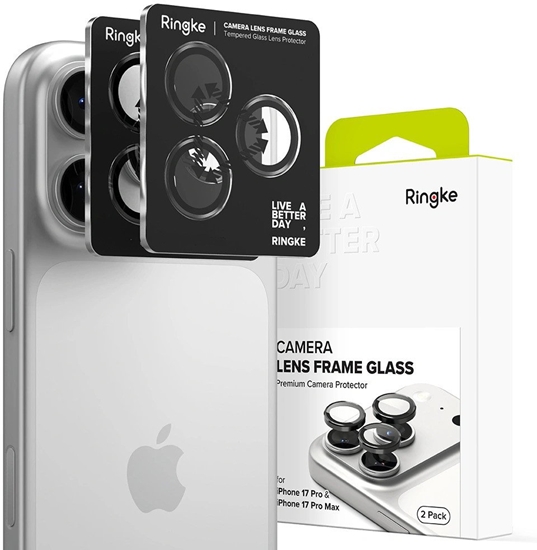 Picture of Nakadka Ringke Camera Frame Protector do Apple iPhone 17 Pro / 17 Pro Max Black [2 PACK]