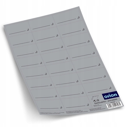 Picture of Naklejki na przyprawy szare samoprzylepne GREY 23 szt.