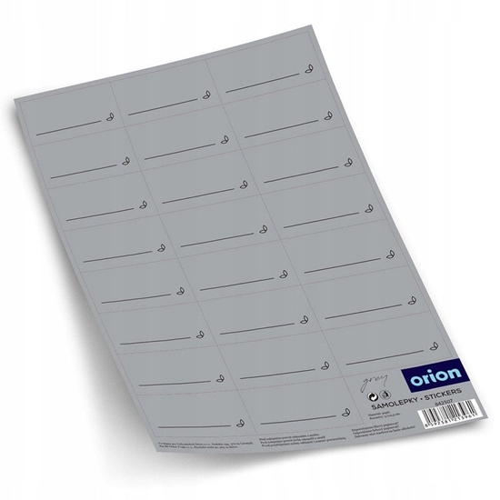 Picture of Naklejki na przyprawy szare samoprzylepne GREY 23 szt.