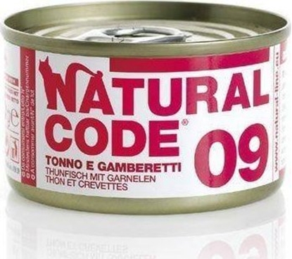 Picture of Natural Line s.r.l NATURAL CODE KOT 85g 09 TUCZYK/KREWETKI sos /24