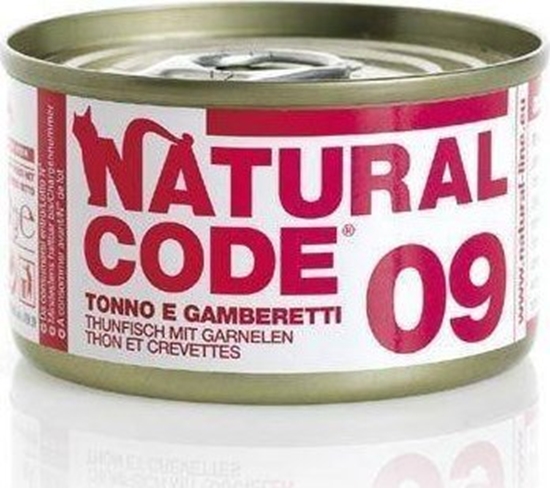 Picture of Natural Line s.r.l NATURAL CODE KOT 85g 09 TUCZYK/KREWETKI sos /24