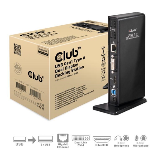 Изображение NB ACC DOCKING STATION/USB CSV-3242HD CLUB3D