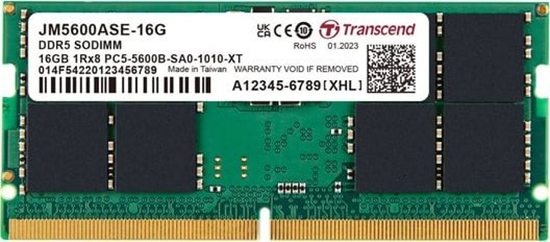 Picture of NB MEMORY 16GB DDR5-5600 SO/JM5600ASE-16G TRANSCEND