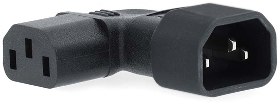 Picture of Nedis CEGB11903BK zmieniacz pci / kabli IEC-320-C13 IEC-320-C14 Czarny
