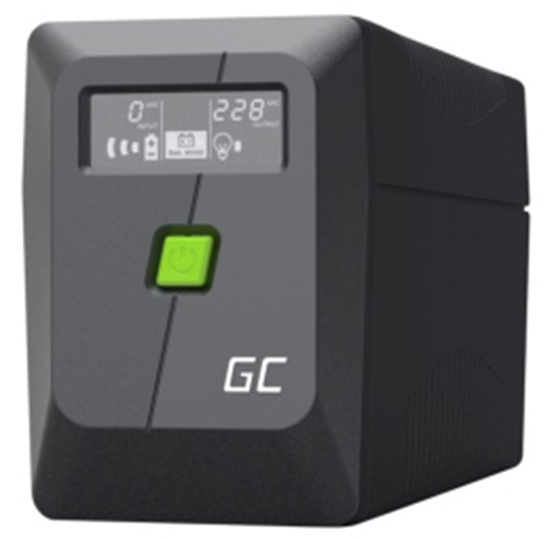 Изображение Nepārtrauktas barošanas bloks Green Cell PowerProof LCD UPS 650VA 360W