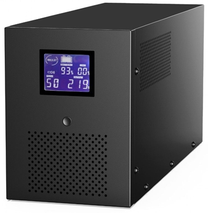 Picture of Nepārtrauktās barošanas bloks Energenie UPS With USB and LCD Display 3000 VA Black