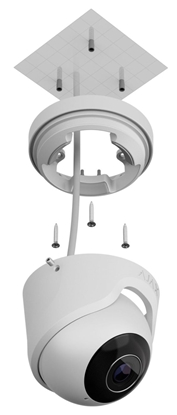 Picture of NET CAMERA 5MP TURRETCAM/4MM WHITE 64925 AJAX