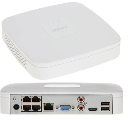 Picture of NET VIDEO RECORDER 4CH 4POE/NVR4104-P-EI DAHUA