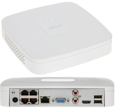 Picture of NET VIDEO RECORDER 4CH 4POE/NVR4104-P-EI DAHUA