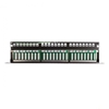 Picture of NetRack Patch panel 19'' 0,5U 24-porty Kat. 6 FTP Czarny (104-13)
