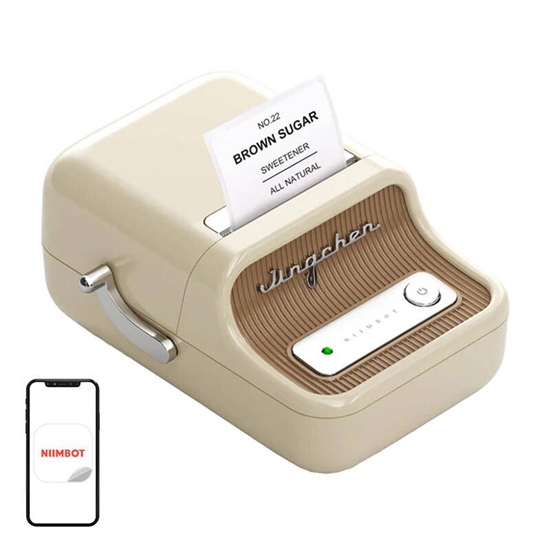 Picture of Portable Label Printer Niimbot B21 (Cream)