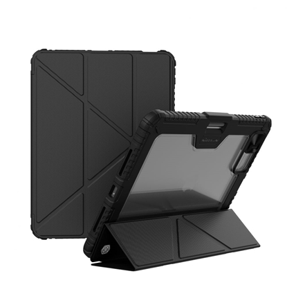 Attēls no Nillkin - Nillkin Bumper PRO Protective Stand Case Multi-angle for iPad Pro 12.9 2020/2021/2022/ Air 13 2024 Black