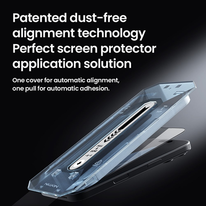 Picture of Nillkin Tempered Glass 2.5D CP+ PRO Black (with applicator) for Apple iPhone 17 Pro Max