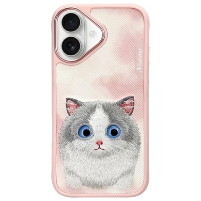 Picture of Nimmy etui iPhone 16 6.1 różowy|pink Big  Eyed Pet