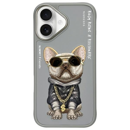 Picture of Nimmy etui iPhone 16 6.1" szary|gray      Glasses 