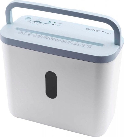 Picture of Niszczarka Genie GENIE Aktenvernichter 440 X BL weiß-blau