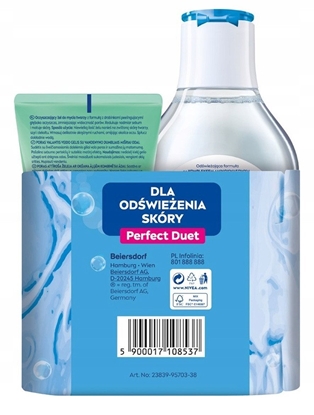 Picture of NIVEA Zestaw Duopack  Pyn micelarny 400 ml + el do mycia twarzy