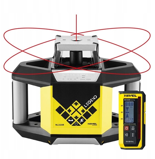 Picture of NIVEL SYSTEM NIWELATOR LASEROWY NL320R DIGITAL wizka czerwona