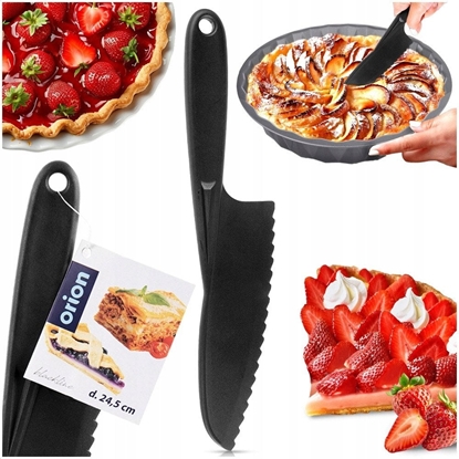 Picture of Nó do ciasta z zbkami czarny BLACKLINE 24,5 cm