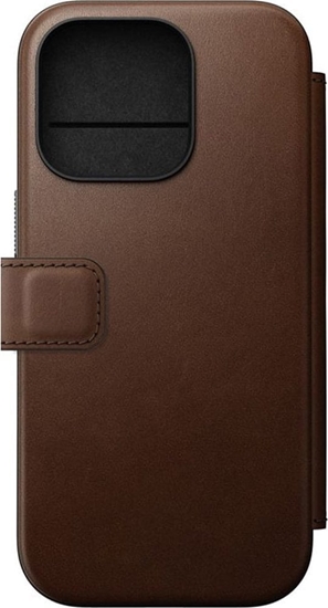 Изображение Nomad Modern Leather Folio iPhone 16 Pro Brown