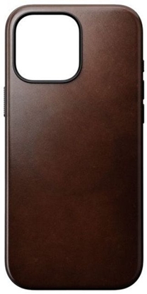 Изображение NOMAD Modern Horween Leather Case Rustic Brown | iPhone 16 Pro Max