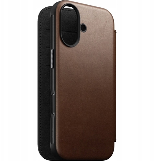 Picture of NOMAD Modern Leather Folio - skórzane etui do iPhone 17 kompatybilne z MagSafe (brown)