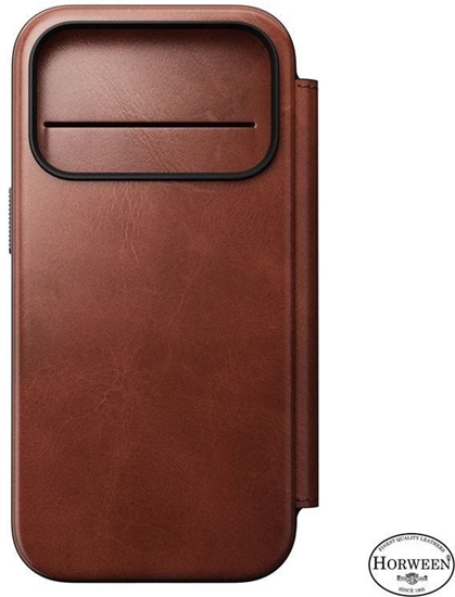 Picture of Nomad Modern Leather Folio, olde dublin (Horween) - iPhone 17 Pro