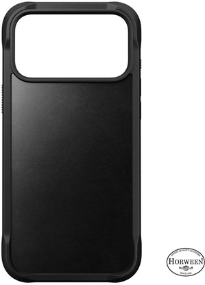 Изображение NOMAD Rugged Leather Case - skórzane etui do iPhone 17 Pro Max kompatybilne z MagSafe, skóra Horween (black)