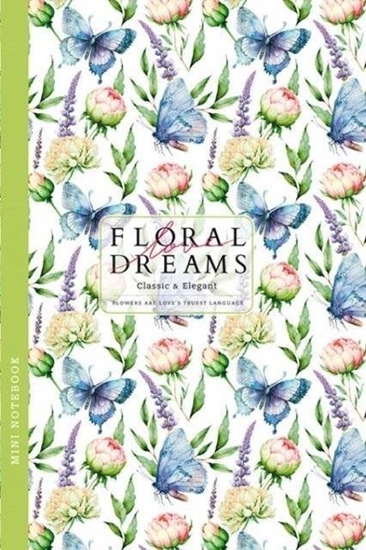 Picture of Notatnik 105x165/48K linia kwiaty FRESH