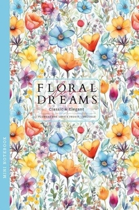 Picture of Notatnik 105x165/48K linia kwiaty FRESH