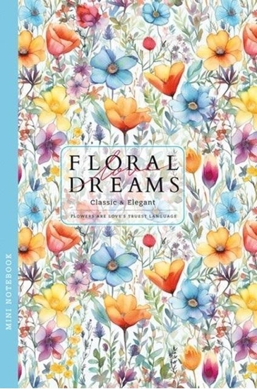 Picture of Notatnik 105x165/48K linia kwiaty FRESH