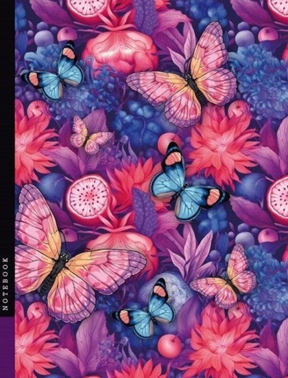 Picture of Notatnik 128x165/48K linia motyle FRESH